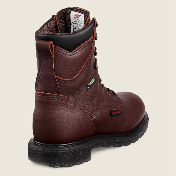 Red Wing Iş Botu Erkek - Supersole® 2.0 - 8-Inch Insulated Waterproof Soft Toe - Bordo - 75QILGXJA